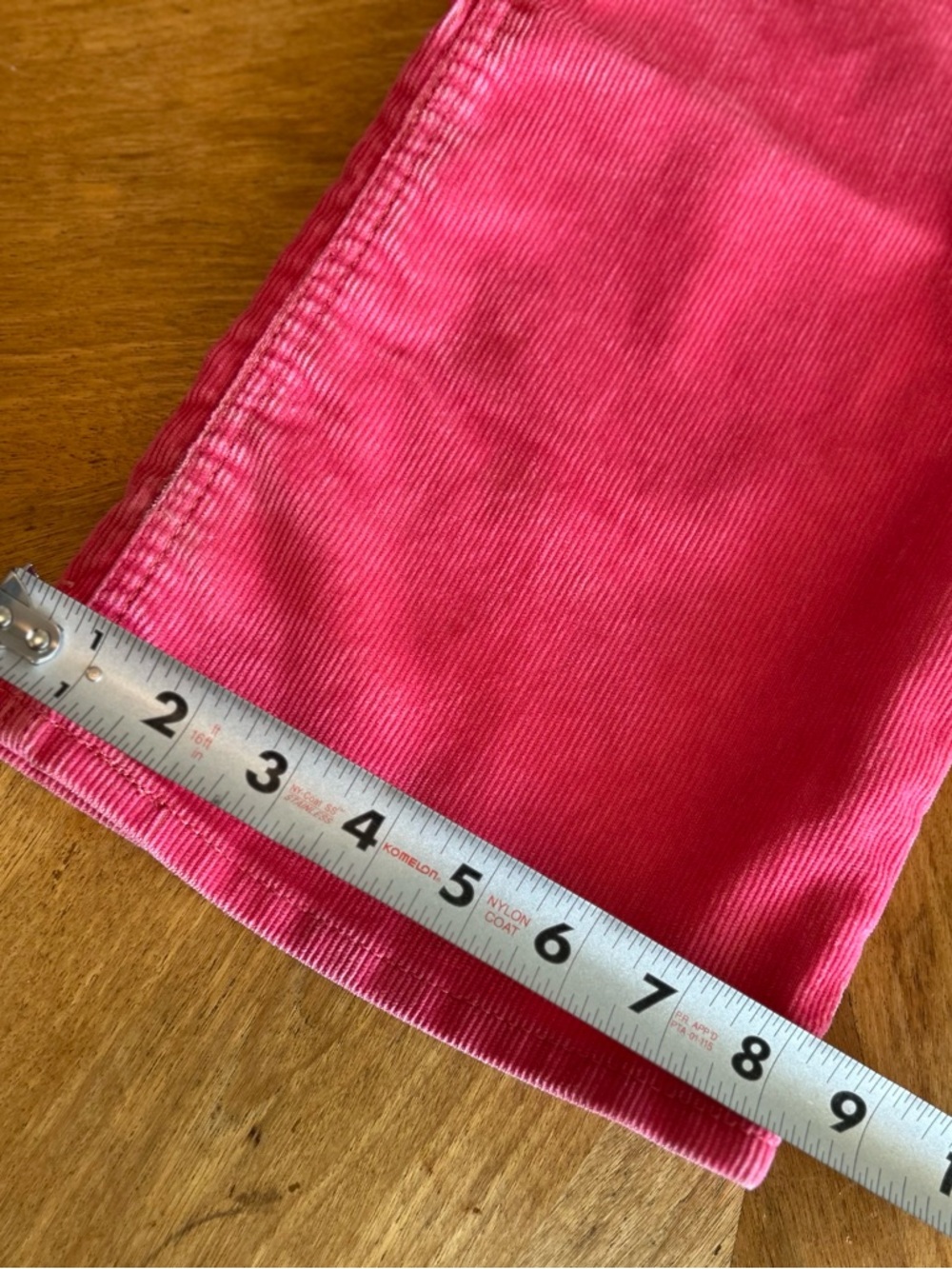 Levi's soft Pink Barbiecore coquette Corduroy Jeans size 27/32 - Picture 9 of 12